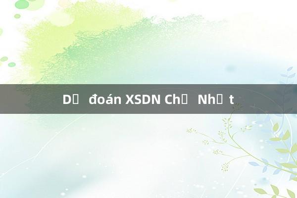 Dự đoán XSDN Chủ Nhật