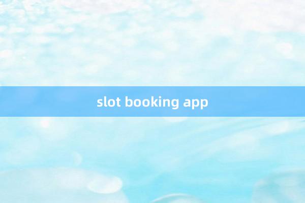 slot booking app